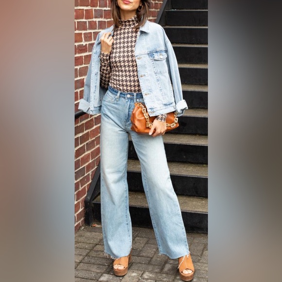 BLANK NYC The Franklin Ribcage Wide Leg Jeans - Picture 2 of 13